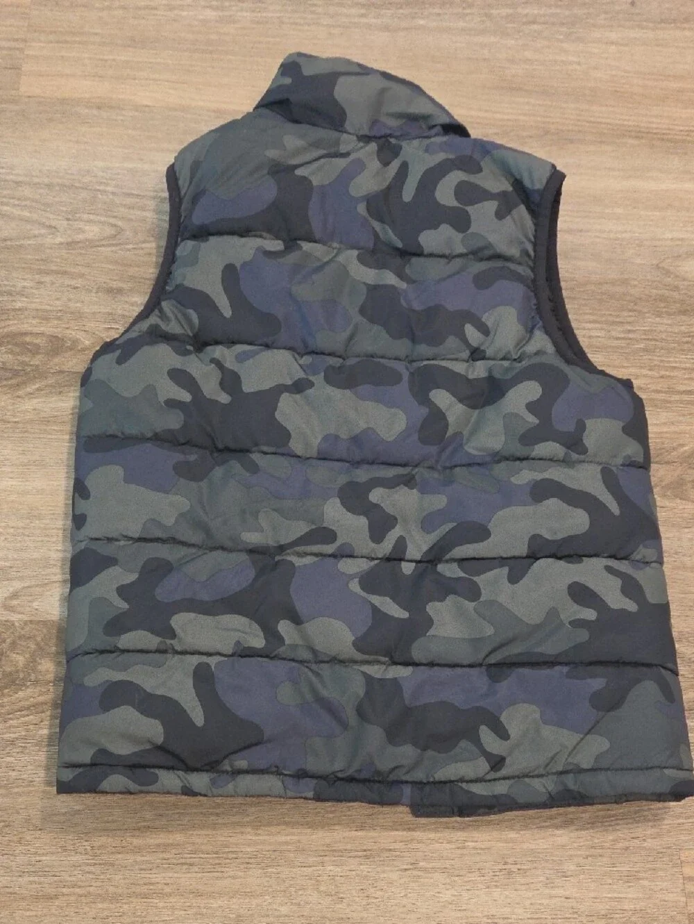 Gap Kids ColdControl Camo Puffer Vest Water Resistant Insulated Boys Small